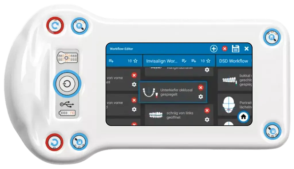dentale-kamera-dentaleyepad-front-workflow-assistent-flux-travail